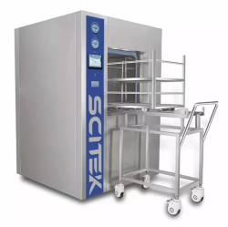 Горизонтальный форвакуумный автоклав с объемом камеры 360л, водяным охлаждением и вакуумной сушкой ST-BV360PV