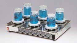 Мешалка магнитная лабораторная 6-местная с подогревом Yamato MG-600H MG-600H