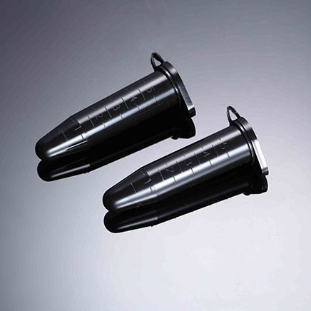 Микроцентрифужные пробирки с замком-защелкой 5 мл, черные, коническое дно, стерильные, упак 200/4000 CFT327050