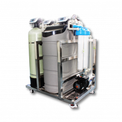 Prefiltration station with sediment, AC canisters, softner and 20” filters, 3/4 inch LABKT1000