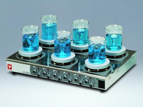 Мешалка магнитная лабораторная 6-местная Yamato MG-600 MG-600