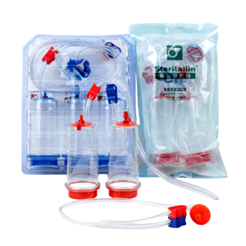 Стерильные канистры Steritailin® для фильтрования инфузионных растворов во флаконах, с антибиотиком B-KSF220