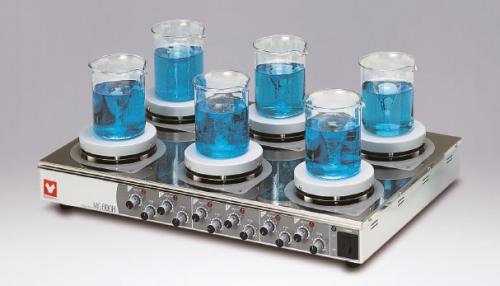 Мешалка магнитная лабораторная 6-местная с подогревом Yamato MG-600H MG-600H