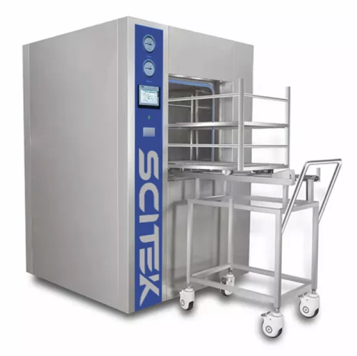 Горизонтальный форвакуумный автоклав с объемом камеры 360л, водяным охлаждением и вакуумной сушкой ST-BV360PV