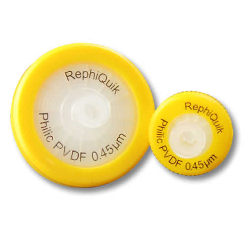 Шприцевые фильтры RephiQuik 32 мм с мембраной из ПВДФ, диаметр пор 0.22 мкм, нестерильные, 100 шт/уп RJV3222NH