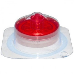 Шприцевые фильтры ABLUO, Ацетат целлюлозы (АЦ), 1.2 мкм, 25 мм, стерильные, цвет красный, 50 шт/уп FJ25ASCCA012CL01