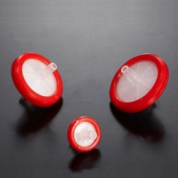 Шприцевые фильтры CA, красные, 0.22 мкм, 13 мм, стерильные, упак.100/800 FCA206013