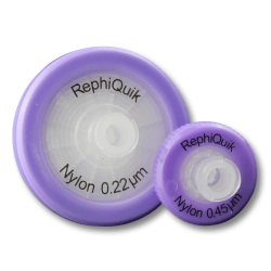Шприцевые фильтры RephiQuik 13 мм с мембраной из нейлона, диаметр пор 0.45 мкм, нестерильные, 1000 шт/уп RJN1345NK
