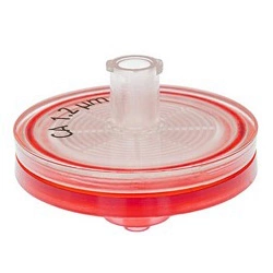 Шприцевые фильтры ABLUO, Ацетат целлюлозы (АЦ), 1.2 мкм, 25 мм, нестерильные, цвет красный, 500 шт/уп FJ25ANCCA012CD01