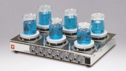 Мешалка магнитная лабораторная 6-местная с подогревом Yamato MG-600H MG-600H