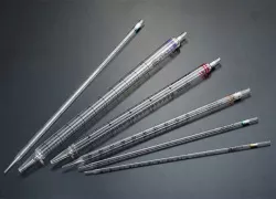 Серологические пипетки, 10 мл, градуировка 1/10 мл, оранжевые, стерильные, индивидуальная упаковка (пластиковый пакет), упак. 200 шт. GSP020010