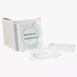 Мембранные фильтры из MCE белые с сеткой, диаметр 47 мм, размер пор 0.45 мкм, стерильные в ленте, 150 шт/уп G1233