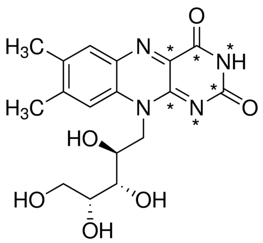 Рибофлавин, Европейской Фармакопеи эталонный стандарт, 130 мг R0600000